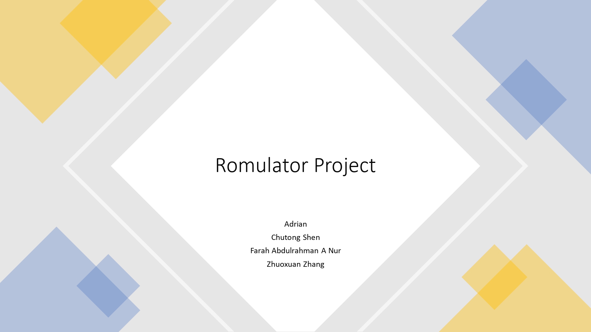 ROMulator Poster
